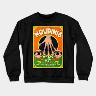 Houdini's Magic Kit 70s Retro Book Crewneck Sweatshirt